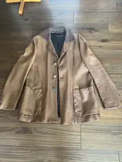 GIORGIO ARMANI レザーコート　50