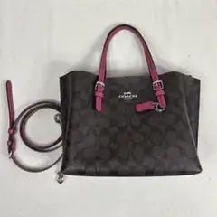 コーチ ハンドバッグ ショルダーバッグ Mollie シグネチャー C4250