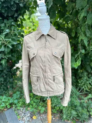 Just Cavalli Designer Jacke Vintage Beige Gr. M