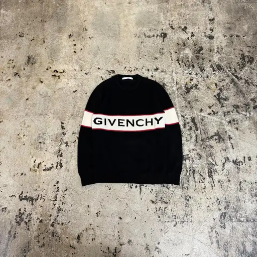 GIVENCHY LINE LOGO WOOL KNIT