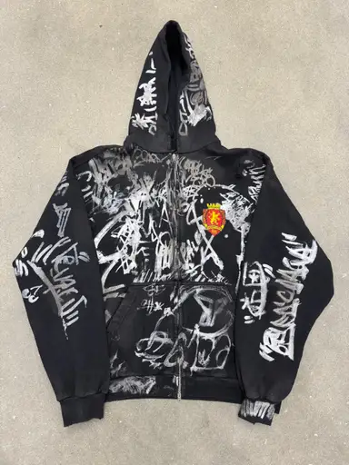 Balenciaga Black Skater Zip Up