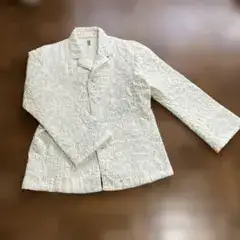 HaaT ハート 刺繍 ジャケット ホワイト