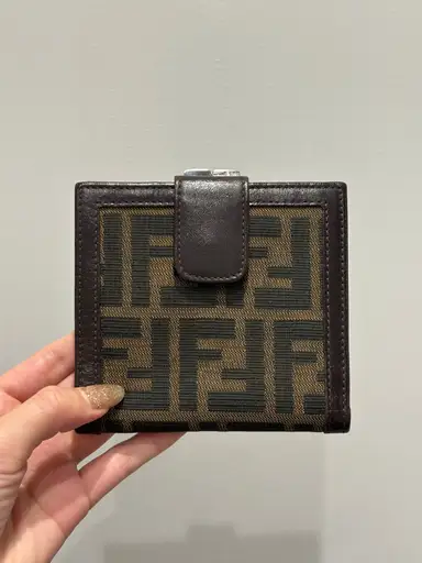 FENDI / vintage zucca wallet.