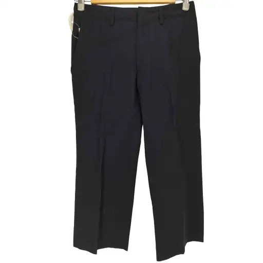 ジュンヤワタナベコムデギャルソン JUNYA WATANABE COMME des GARCONS AD2007 08SS 裏地チェック ウールリネン クロップドパンツ レディース SS