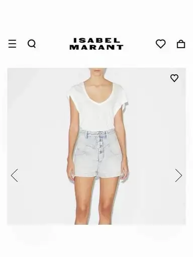 Isabel Marant Jovany Denim Shorts - BRAND NEW