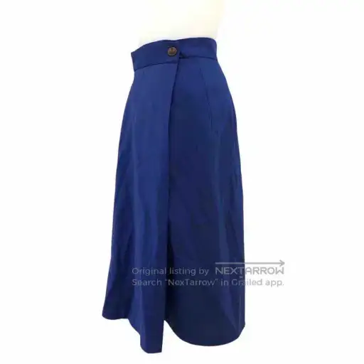 Vivienne Westwood Saturn half skirt, blue