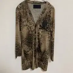 Roen ロエン レオパード スカル カーディガン