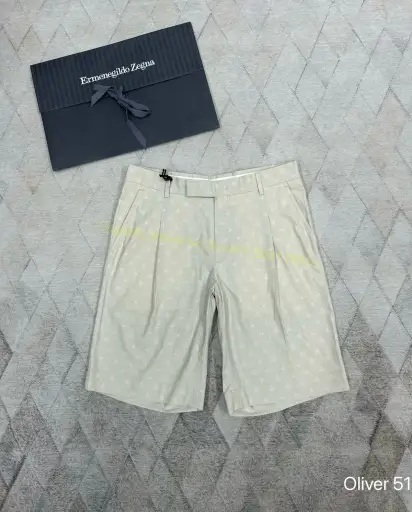 Zegna Khaki Casual Shorts BFAJVV261