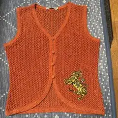 EMPORIO ARMANI ニットベスト 虎刺繍