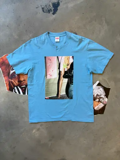(M) Supreme Model Tee Light Slate "SS22"