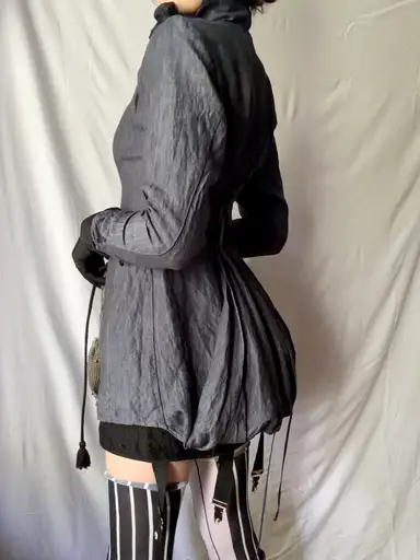 Kaat Tilley vintage linen tailcoat jacket