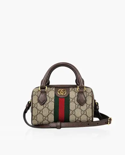Gucci Ophidia Boston Mini GG Supreme Canvas