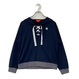 coco 中古 アルチビオ archivio レディース スウェット 40(L) ネイビー セーラーカラー UVプルオーバー アルチビオ(archivio)のスポーツ/アウトドアのゴルフ(ウエア)の商品詳細ページへのリンク