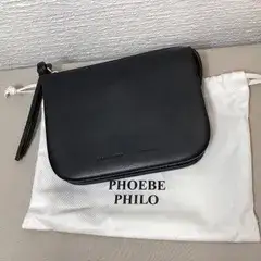 1点のみ新品 PHOEBE PHILO フィービーファイロ パウチ ポケット ギグ ブラックシルバー AB56LT0087900BKS