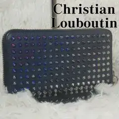 美品✨️ クリスチャンルブタン パネトーネ 長財布 スタッズ グラデーション