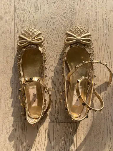 Ballerinas Valentino Gold ballerina 38.5