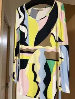 EMILIO PUCCI 長袖ワンピース 総柄