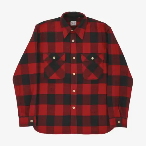 Block Check Work Flannel Shirt