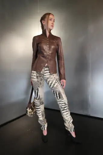 Just Cavalli SS2004 Zebra Animal Print Jeans