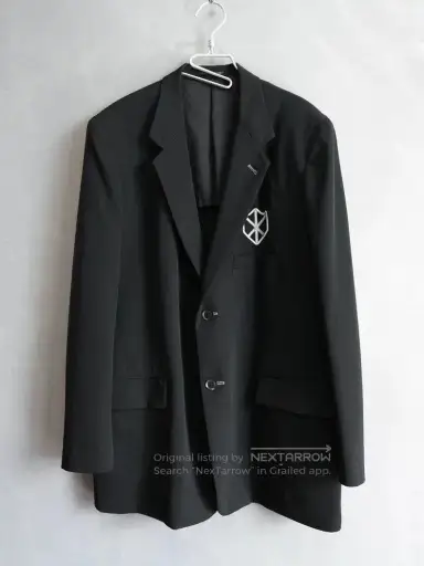 Yohji Yamamoto 03SS Wool Embroidery Jacket.