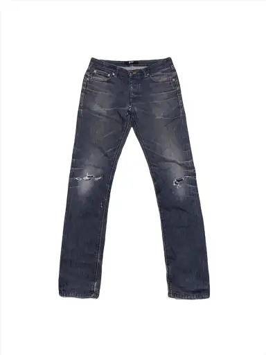 RAF SIMONS DISTRESSED DENIM
