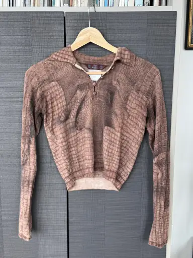 John Galliano FW2000 Cashmere Top