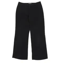 イッセイミヤケ フェットISSEY MIYAKE FETE ポリストレートパンツ 黒2