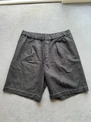 Forme D’Expression charcoal elasticated shorts