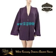 Chanel 07A Nwt Most Wanted 100% Cashmere Jacket Coat Fr 42‑Fr 44 Lg