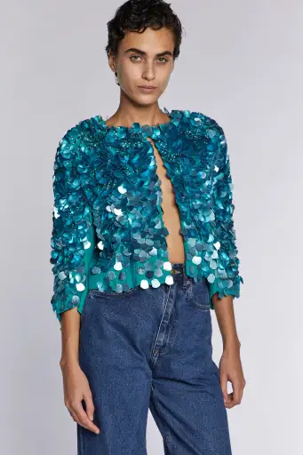 Dries Van Noten  Sequinned Bolero  A/W 2020