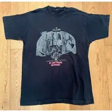 Vintage 1995 Oakland Raiders T-Shirt NFL Chill By Any Means Necessary Black XL