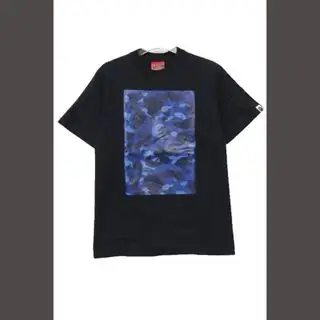 アベイシングエイプ A BATHING APE スクエア カモ Tシャツ S 青 アベイシングエイプ(A BATHING APE)のメンズのトップス(Tシャツ/カットソー(半袖/袖なし))の商品詳細ページへのリンク