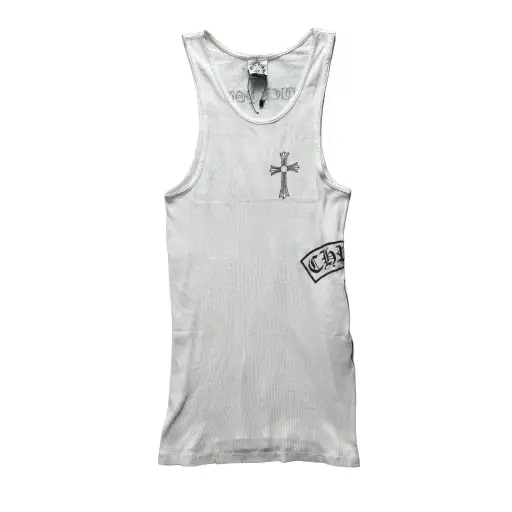 Chrome Hearts Vintage TBar Cross Logo Tank Top