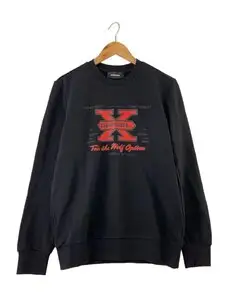 DIESEL◆S-GINN-K25/スウェット/M/コットン/BLK/A03875//