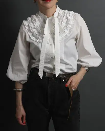 Fendi / Frilled Blouse