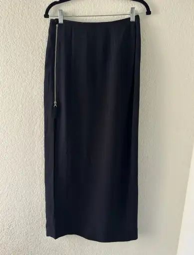 Jean Paul Gaultier Classique Asymmetrical Zip Maxi Skirt