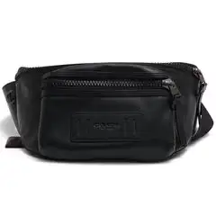 COACH F75776 Terrain Belt Bag テレイン ベルトバッグ / コーチ ショルダーバッグ 牛革 カーフ ボディバッグ ブラック 黒 ウエストバッグ メンズ