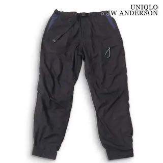 UNIQLO × JW ANDERSON ユニクロ JWアンダーソン 秋冬★ ヒートテック ウォーム イージー ジョガー パンツ Sz.M メンズ 黒 メンズのパンツ(その他)の商品詳細ページへのリンク