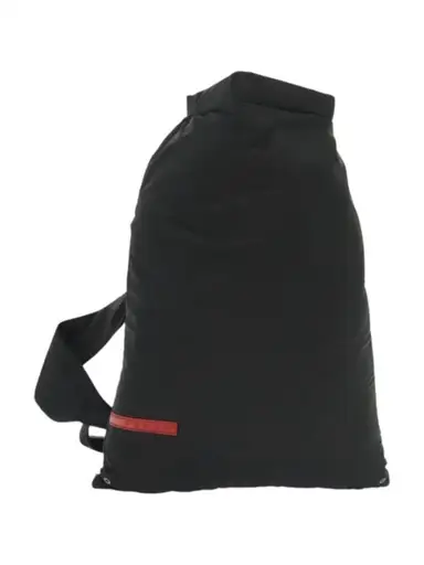 PRADA Sports Backpack Nylon Black Silver