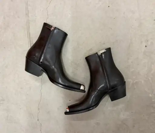 Calvin Klein 205W39NYC steal toe western boots