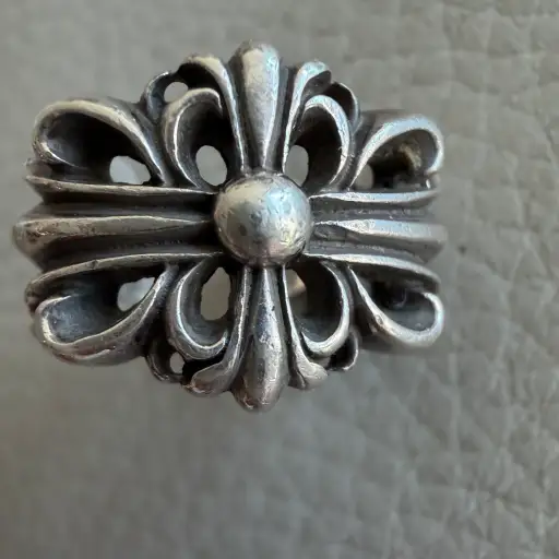 6.5 Chrome Hearts Open Floral Ring