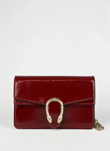 Gucci Borsina a Tracolla Dionysus Mini Vernice Rossa