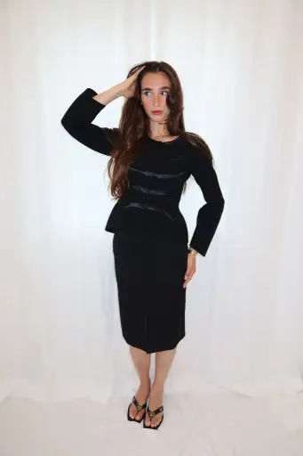 Thierry Mugler SS2000 Sculptural Skirt Suit