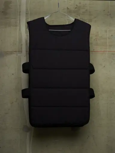 11 by Boris Bidjan Saberi AW20 PrimaLoft Crinkled Nylon Padded Vest