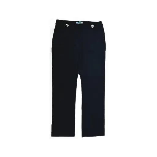 Prada Black Decorative Button Pants Size 36