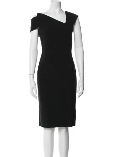 Asymmetrical Knee-Length Dress