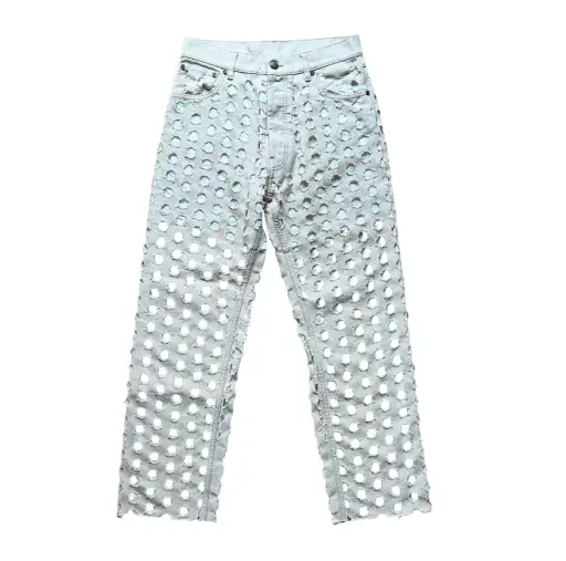 Maison Margiela AW20 Hole Punch Jeans