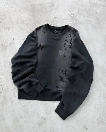AMIRI MA Core Logo Shotgun Crewneck Sweat
