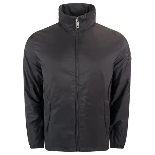 PRADA RE NYLON BLACK PADDED JACKET - LARGE (Fits Medium) | PRE OWNED