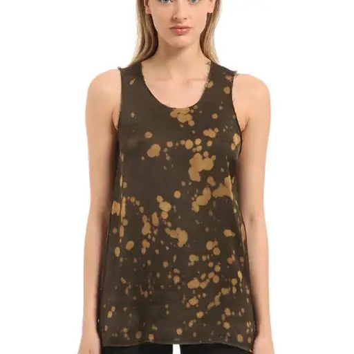 DAMIR DOMA BLEACHED WASHED SATIN TANKTOP